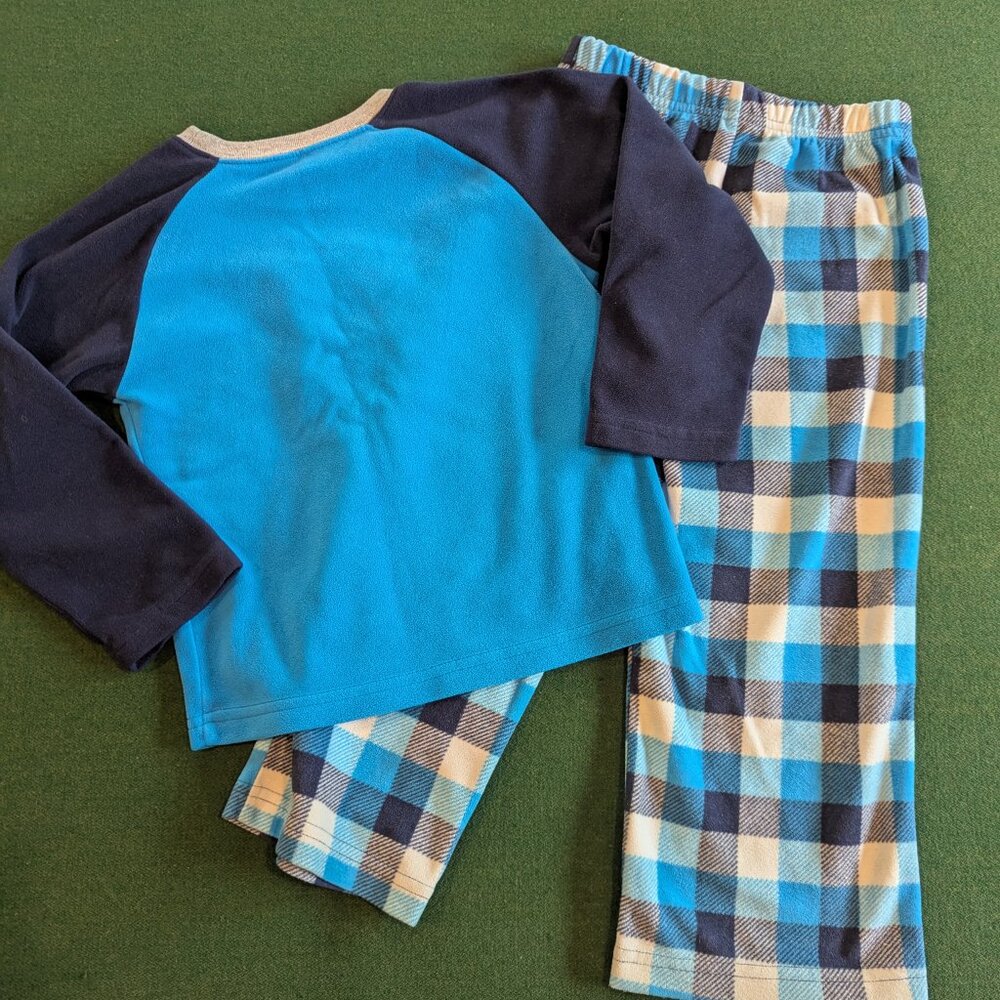 Carter's Boy's Fleece Pajama Set Size 4T 💙 - Picture 2 of 4